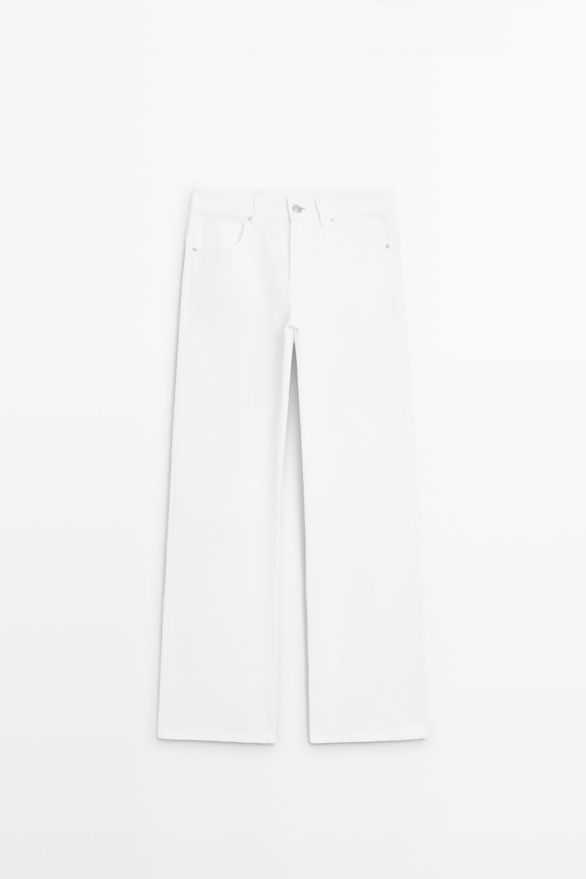 High-waist wide-leg jeans